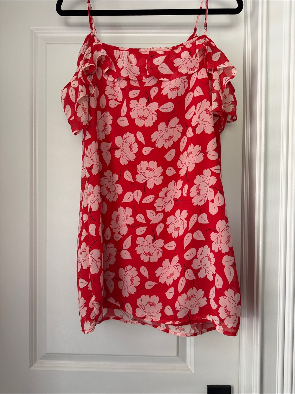 Abercrombie & Fitch Red Floral Slip Dress - Picture 2 of 5